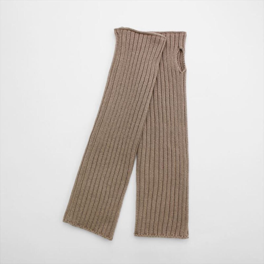 BACKYARD FAMILY「クロダ 手袋 レディース 通販 アームカバー ロング アームウォーマー 手ぶくろ 指なし」|手袋|ブラウン1