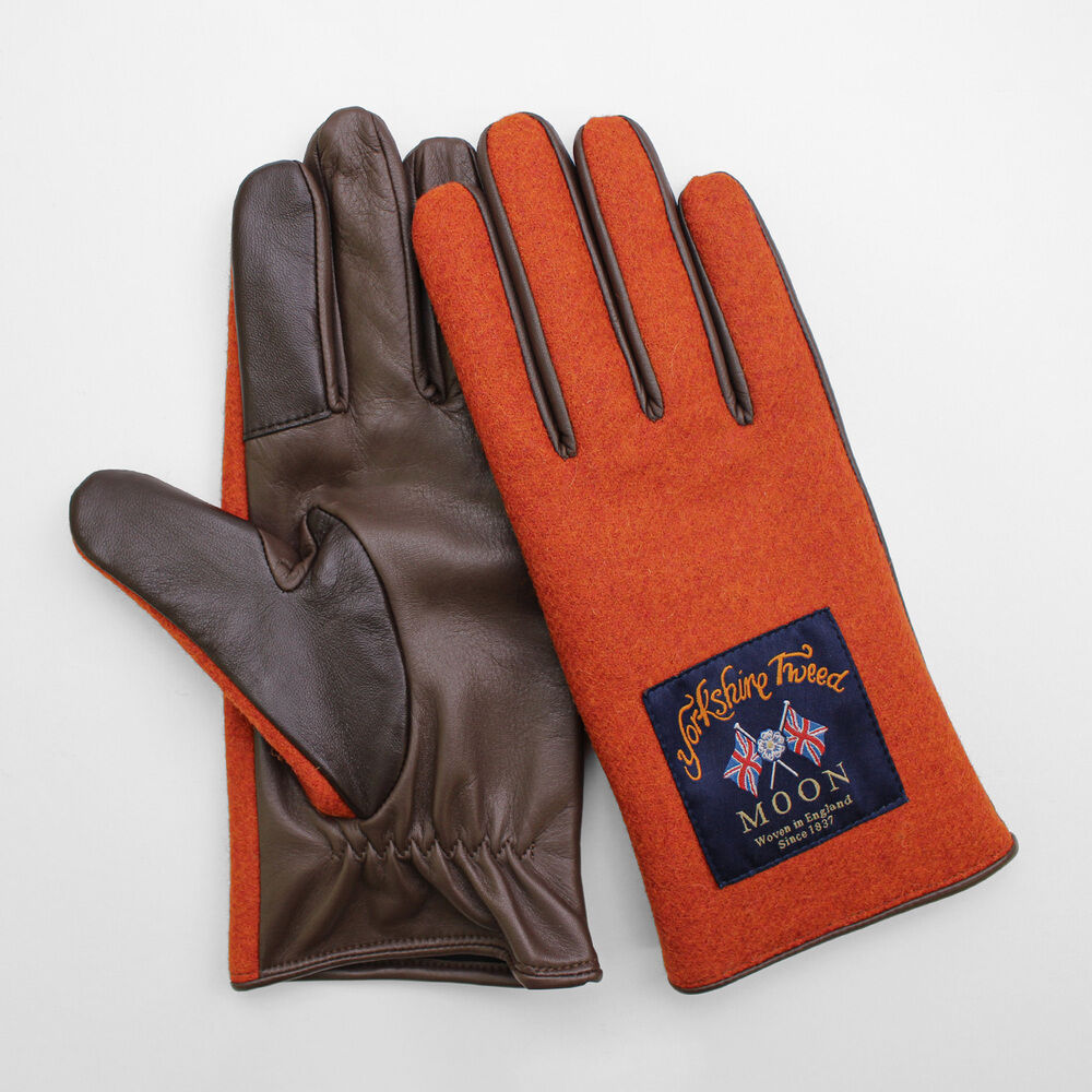 BACKYARD FAMILY「クロダ 手袋 メンズ 通販 グローブ MOON ムーン 手ぶくろ スマートフォン対応 スマホ 対応」|手袋|オレンジ1