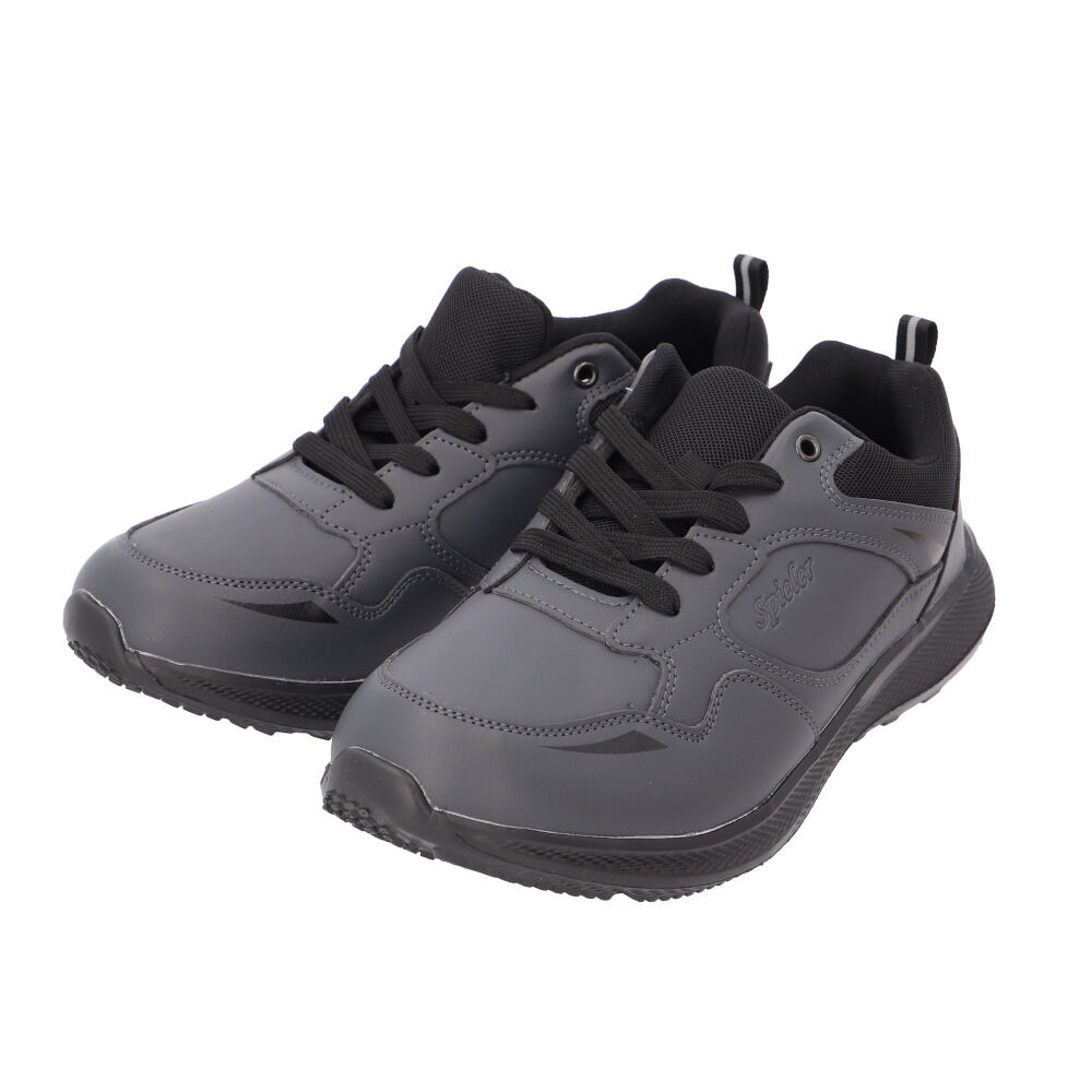 BACKYARD FAMILY「5E 幅広 メンズ スニーカー 通販 ローカットスニーカー 軽量スニーカー 幅広スニーカー」|スリッポン|グレー1