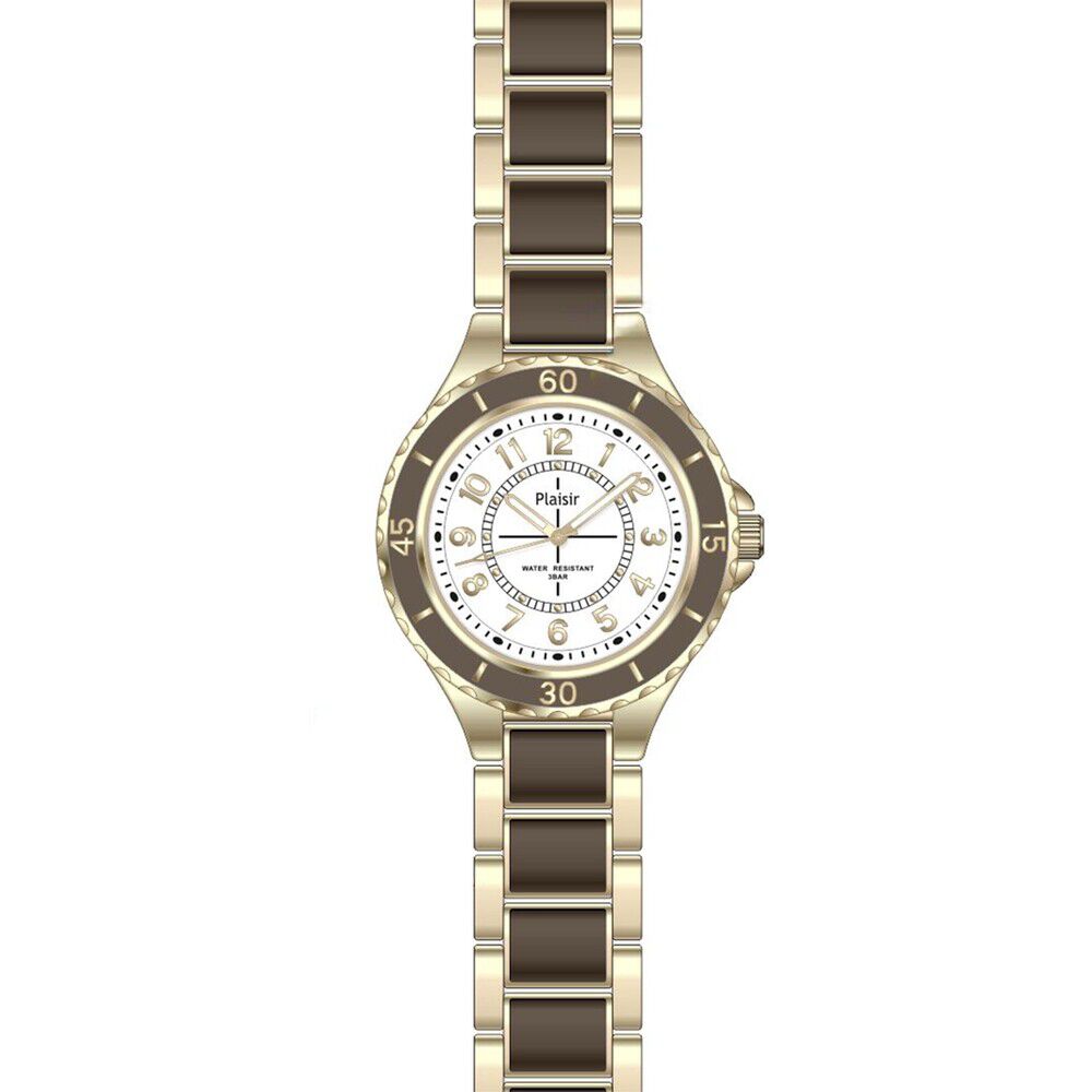 BACKYARD FAMILY「plaisir 時計 NTK-313 通販 腕時計 ニッケルフリー リストウォッチ レディース」|腕時計|グレー1