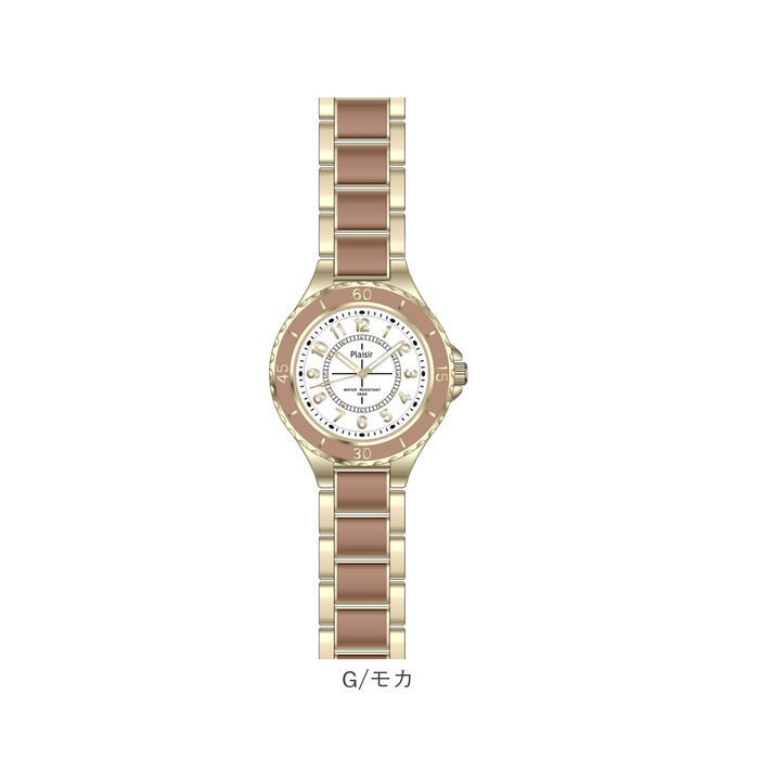 BACKYARD FAMILY「plaisir 時計 NTK-313 通販 腕時計 ニッケルフリー リストウォッチ レディース」|腕時計|
