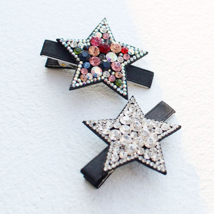 BACKYARD FAMILY「ヘアクリップ キッズ 通販 ヘア クリップ 48472102 プラハジルコニアスターヘアクリップ」|その他|