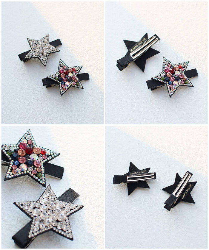 BACKYARD FAMILY「ヘアクリップ キッズ 通販 ヘア クリップ 48472102 プラハジルコニアスターヘアクリップ」|その他|