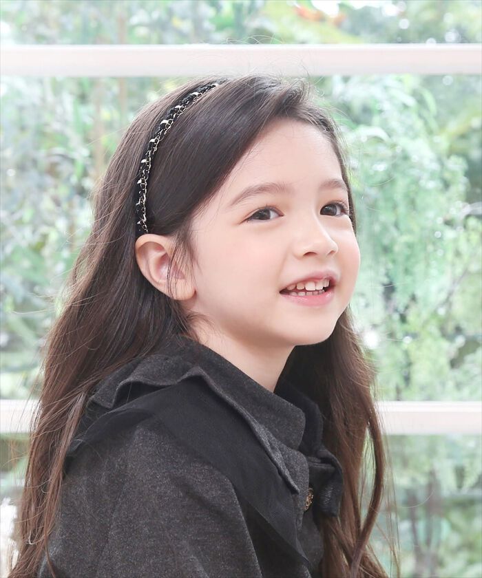 BACKYARD FAMILY「ツイード カチューシャ キッズ シンプル 通販 ヘッドドレス 女の子 子供 子ども こども」|その他|