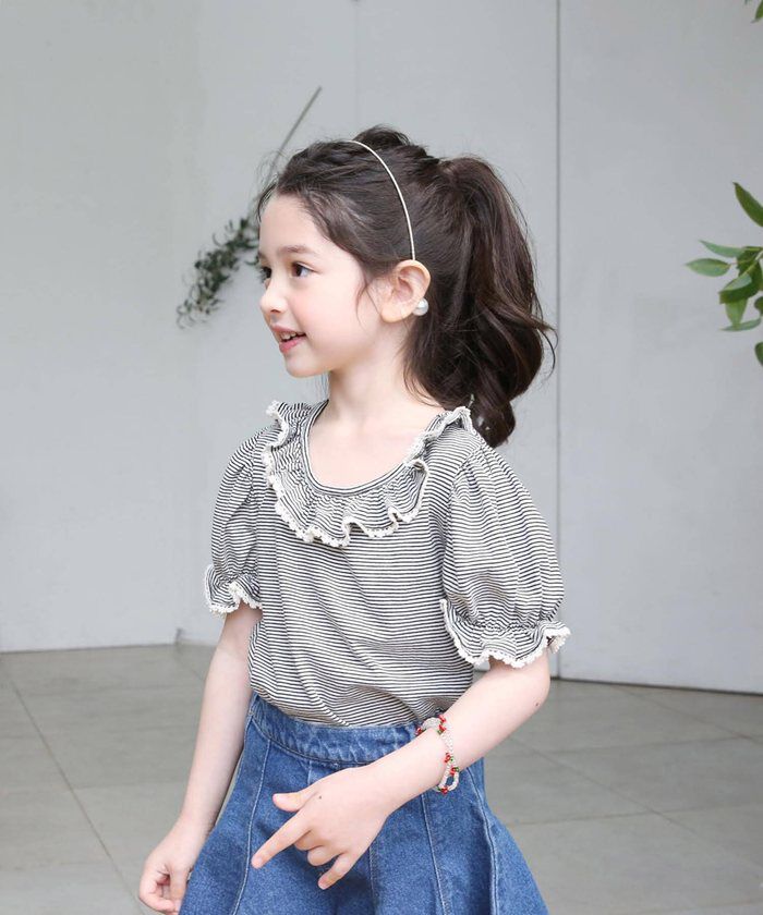 BACKYARD FAMILY「細い カチューシャ キッズ パール 通販 ヘッドドレス 女の子 子供 子ども こども セレモニー」|その他|