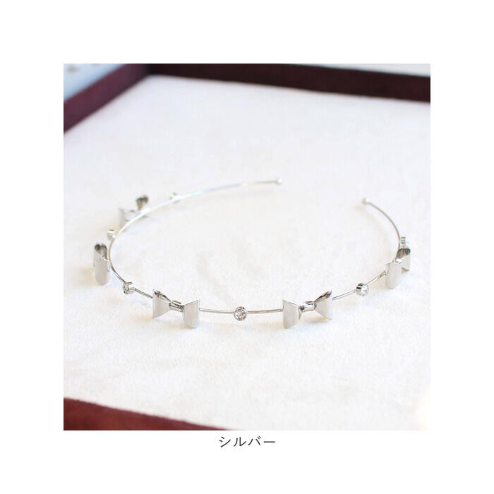 BACKYARD FAMILY「細い カチューシャ キッズ キラキラ リボン 通販 ヘッドドレス 髪飾り 女の子 子供 子ども」|その他|