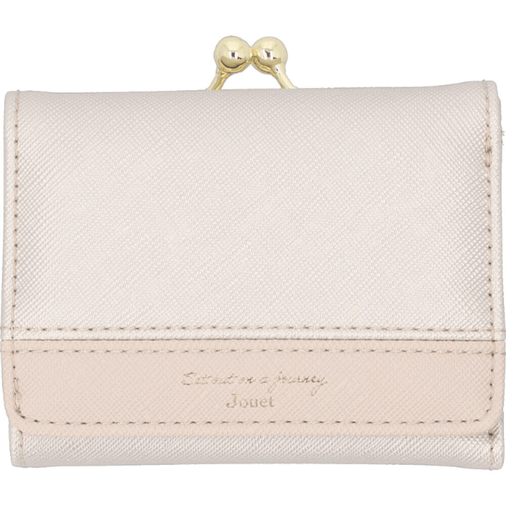 BACKYARD FAMILY「がま口財布 通販 JOUET ジョエット ミニ財布 財布 さいふ 合成皮革 コンパクト 小銭入れ」|財布|グレー1