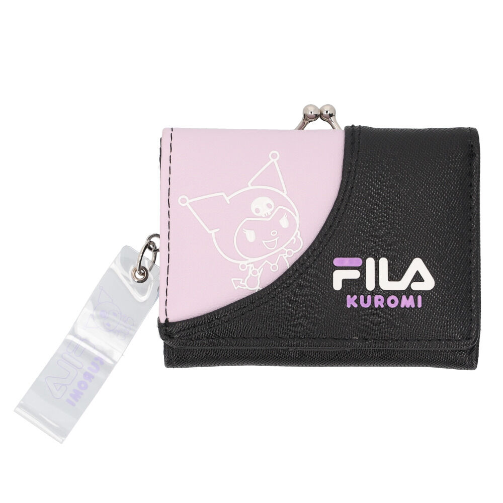 BACKYARD FAMILY「サンリオ 二つ折り財布 sanrio 通販 フィラ FILA 財布 がま口コンパクト財布 お財布」|財布|ブラック4