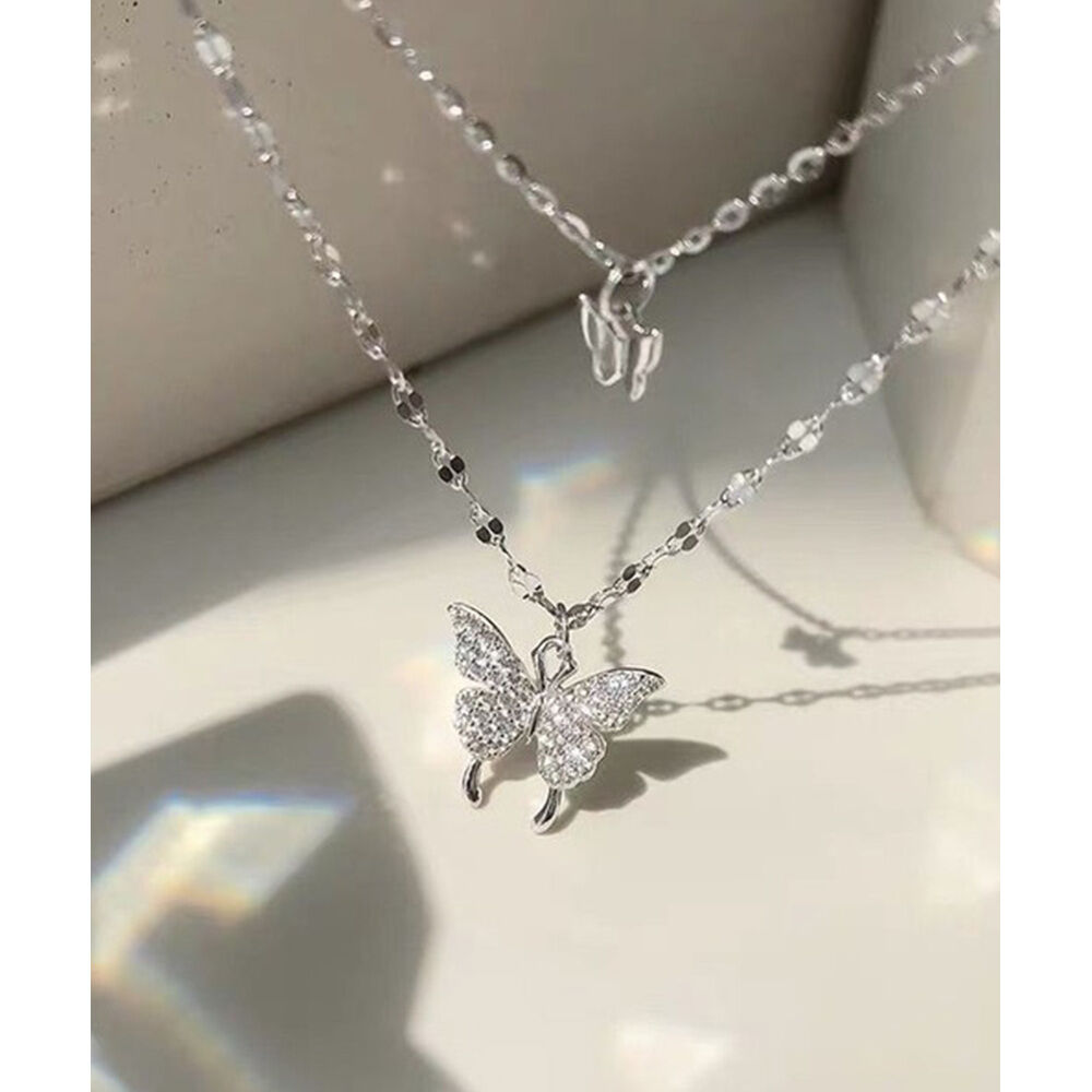 BACKYARD FAMILY「ネックレス レディース シンプル 通販 ペンダント 首飾り ジュエリー アクセサリー 二重 ダブル」|その他|シルバー1