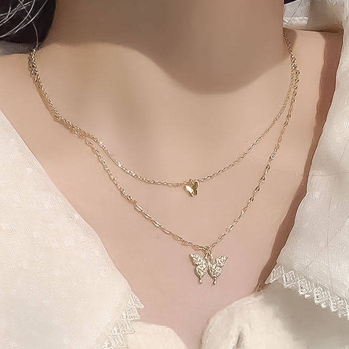 BACKYARD FAMILY「ネックレス レディース シンプル 通販 ペンダント 首飾り ジュエリー アクセサリー 二重 ダブル」|その他|