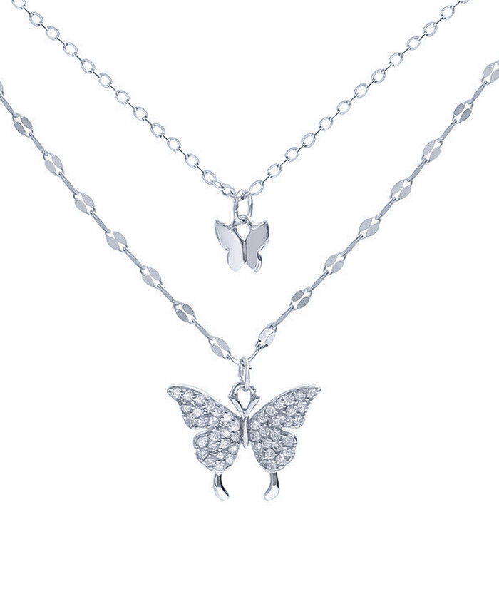 BACKYARD FAMILY「ネックレス レディース シンプル 通販 ペンダント 首飾り ジュエリー アクセサリー 二重 ダブル」|その他|