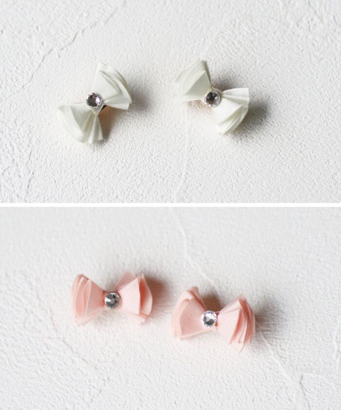 BACKYARD FAMILY「Rora ヘアクリップ キッズ 2個セット 通販 メロディア ミニ ラインストーン ヘアークリップ」|その他|