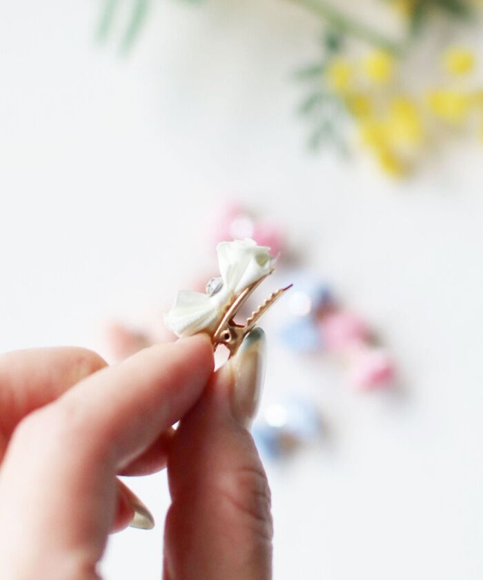 BACKYARD FAMILY「Rora ヘアクリップ キッズ 2個セット 通販 メロディア ミニ ラインストーン ヘアークリップ」|その他|