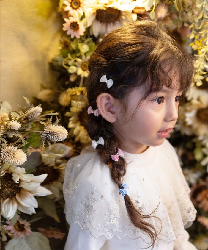 BACKYARD FAMILY「Rora ヘアクリップ キッズ 2個セット 通販 メロディア ミニ ラインストーン ヘアークリップ」|その他|