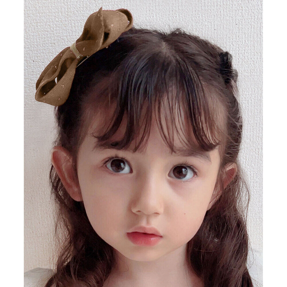 BACKYARD FAMILY「Rora ヘアクリップ キッズ 通販 アイリン ヘアークリップ 髪どめ 髪留め ヘアアクセサリー」|その他|ブラウン1