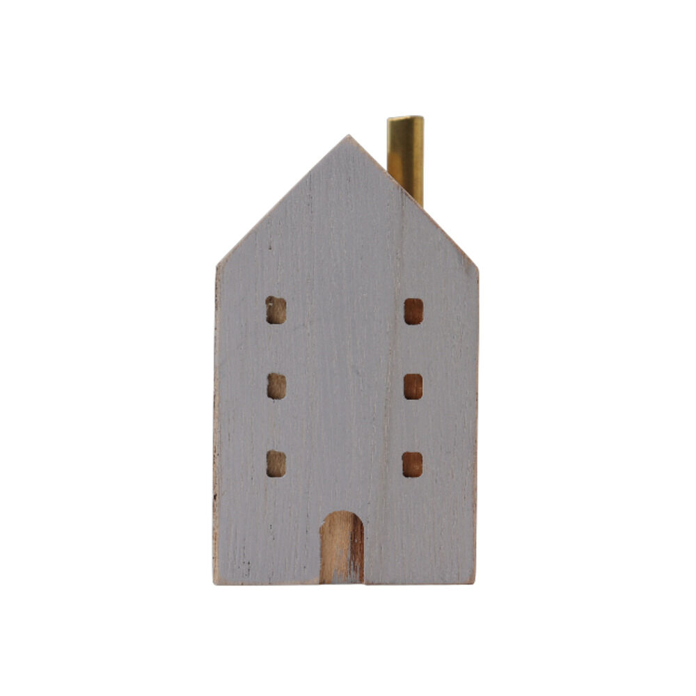 BACKYARD FAMILY「オブジェ インテリア 置物 通販 木のお家 一輪挿し 飾り 木製 インテリア雑貨 フラワーベース」|その他|グレー2