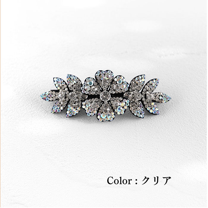 BACKYARD FAMILY「Rora バレッタ キッズ 通販 ローラ ルミエ 髪飾り 髪どめ 髪留め 大きめ キラキラ」|その他|