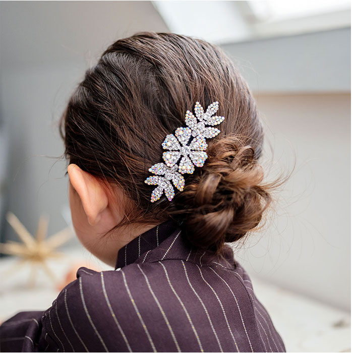 BACKYARD FAMILY「Rora バレッタ キッズ 通販 ローラ ルミエ 髪飾り 髪どめ 髪留め 大きめ キラキラ」|その他|