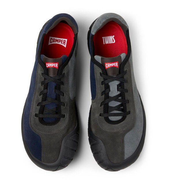 CAMPER「[カンペール] TWINS / レザースニーカー」|スニーカー|グレー