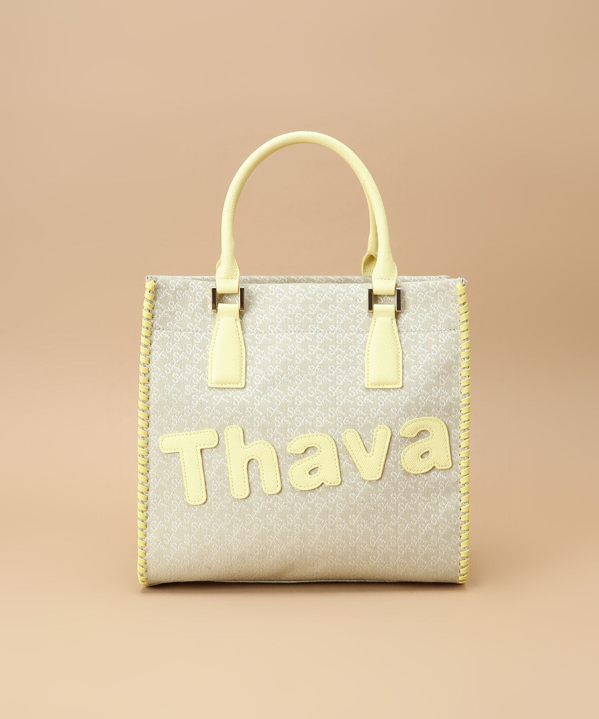 Samantha Thavasa「ST Jacquard サマタバスクエアトートバッグ」|トートバッグ|