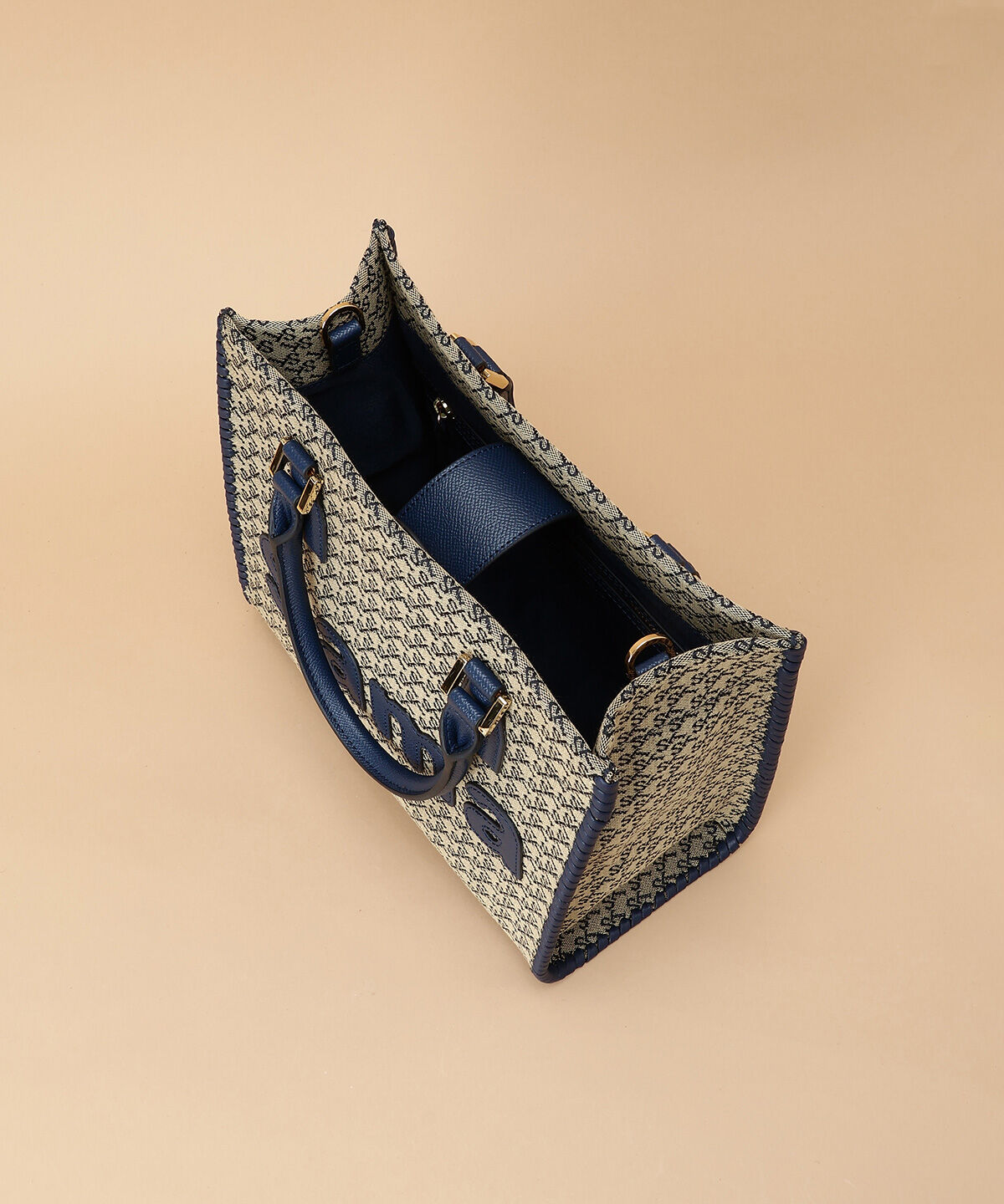 Samantha Thavasa「ST Jacquard サマタバスクエアトートバッグ」|トートバッグ|