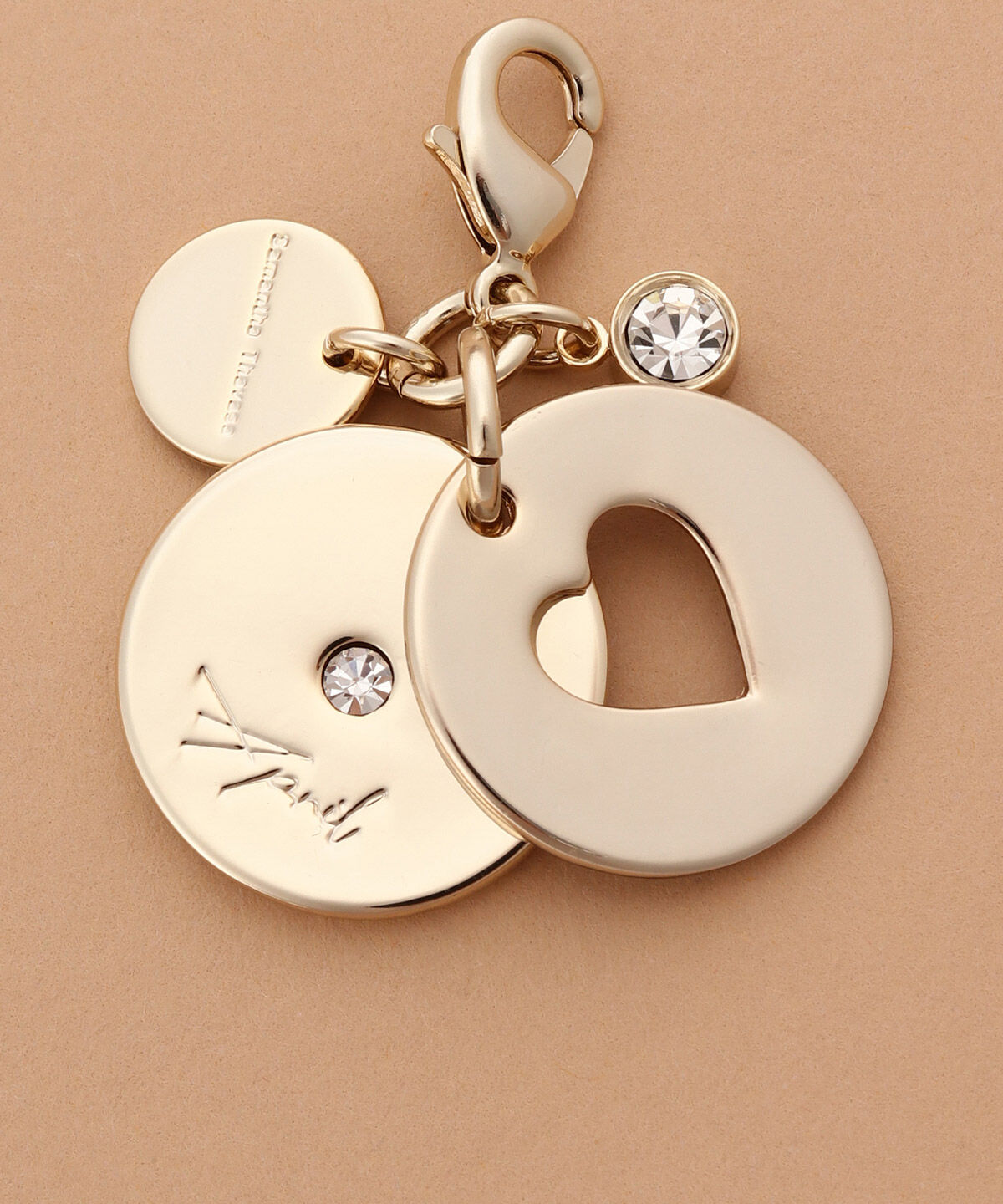 Samantha Thavasa「バースデーストーンカラービジューファスナーチャーム（4月）」|チャーム・キーホルダー|