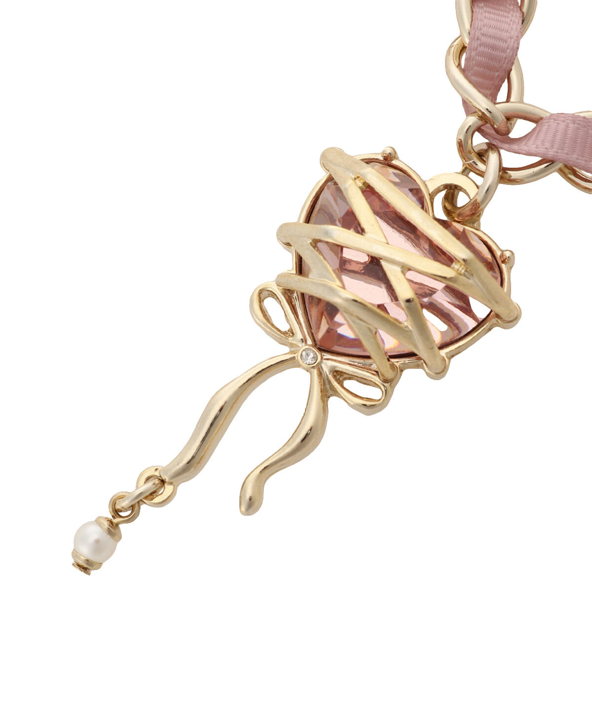 Samantha Thavasa「リボンハートバッグチャーム」|チャーム・キーホルダー|