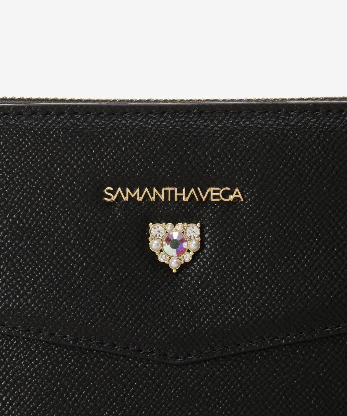 Samantha Vega「ハートビジュー付きショルダーバッグ」|ショルダー・メッセンジャー|