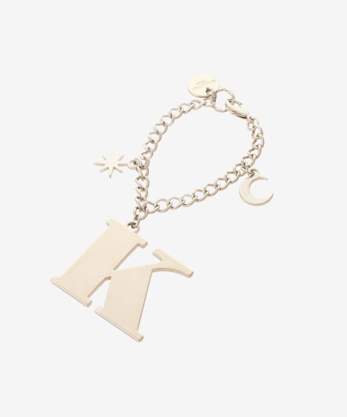 Samantha Vega「ムーンイニシャルチャーム(K)」|チャーム・キーホルダー|シルバー