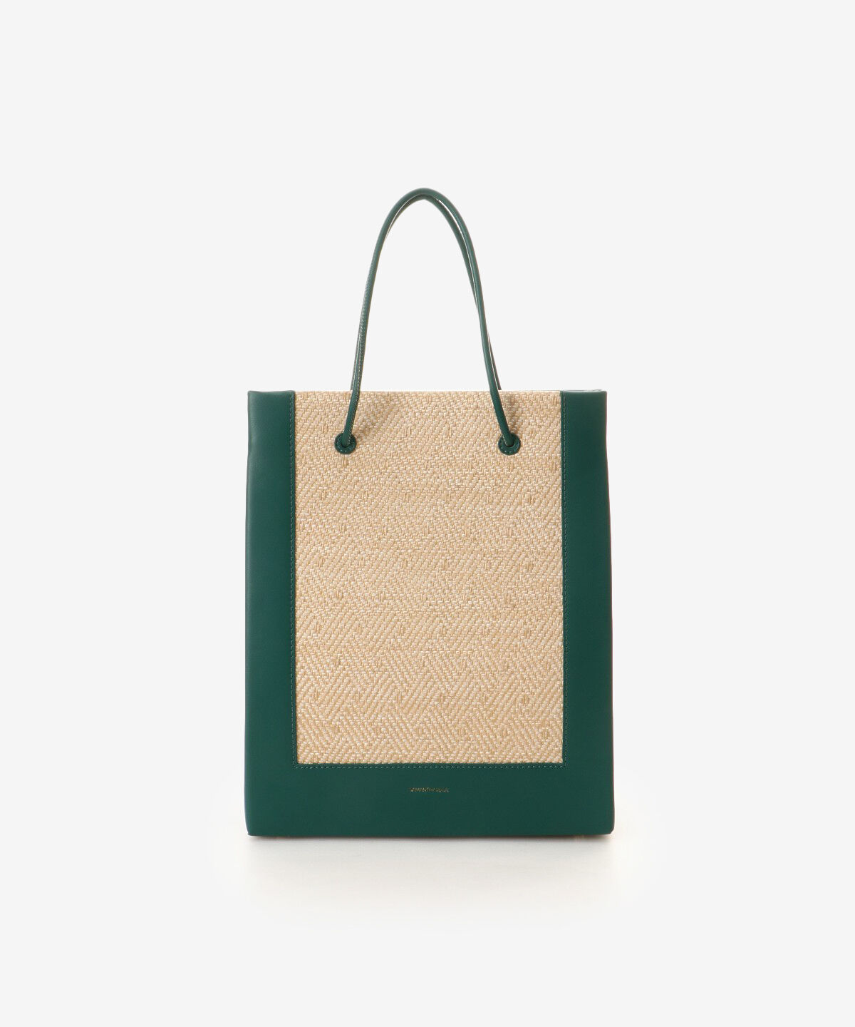 Samantha Vega「ショッパー風カゴA4トートバッグ」|トートバッグ|グリーン