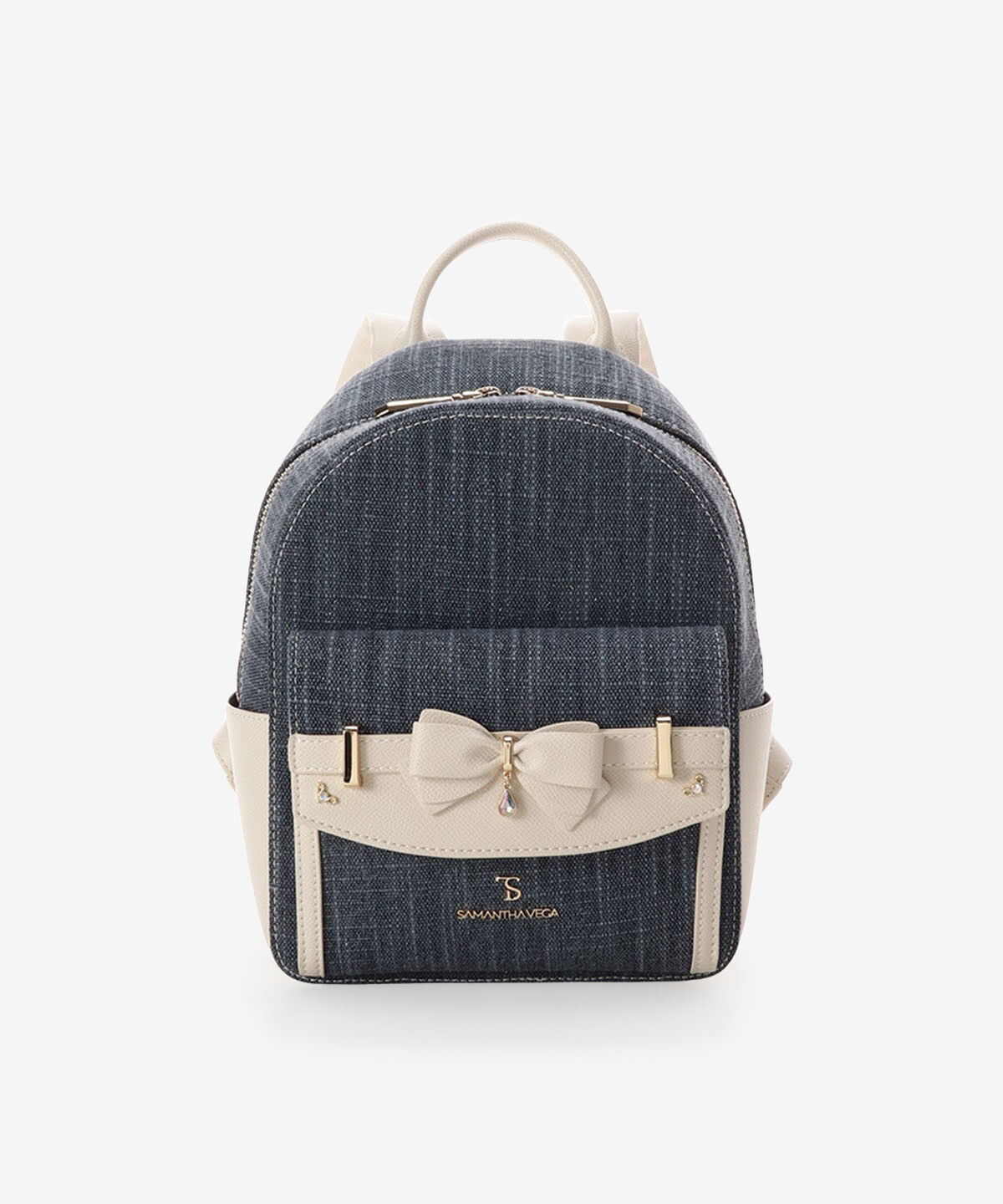 Samantha Vega「アクセントリボンリュック」|リュック|インディゴ