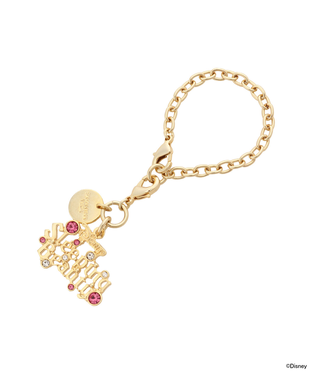 Samantha Vega「『眠れる森の美女』「オーロラ姫」コレクション　バッグチャーム」|チャーム・キーホルダー|ゴールド