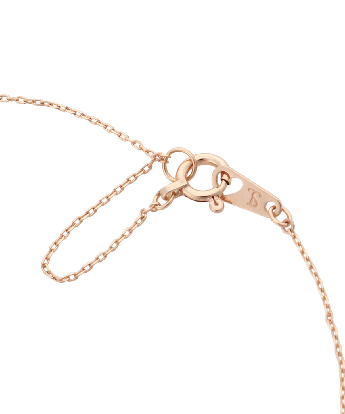 Samantha Tiara「K10PG リボンネックレス≪1月 誕生石≫」|ネックレス|