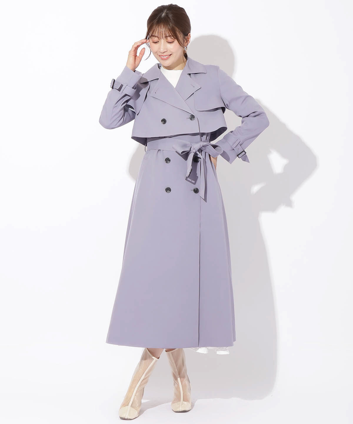 アンドクチュール「ManyWayトレンチコート」|トレンチコート|