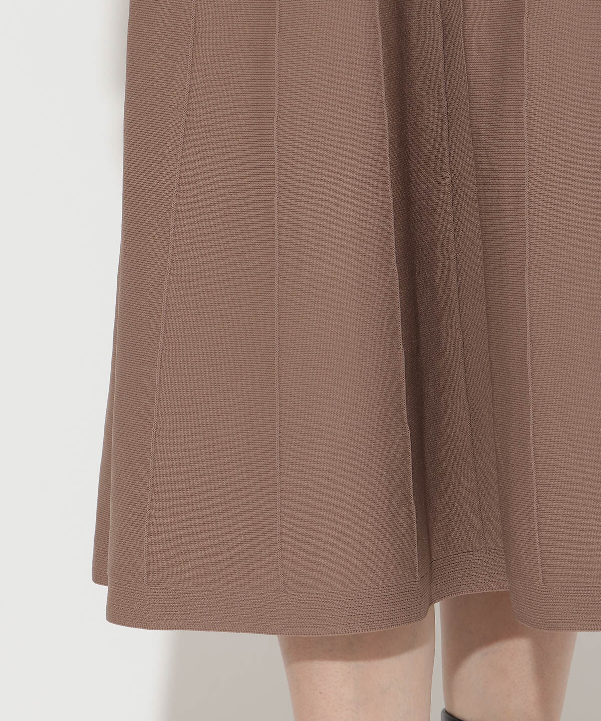 アンドクチュール「ボウタイ&times;ニットドッキングワンピース」|ワンピース|