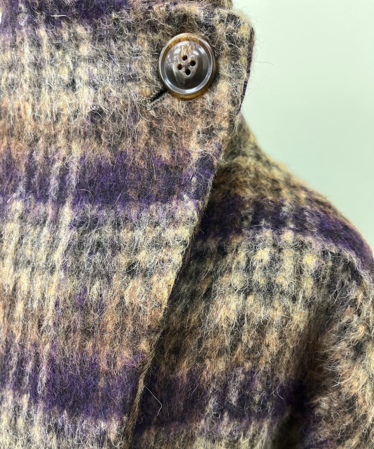 アンドクチュール「アルパカシャギーチェックロングコート」|その他|