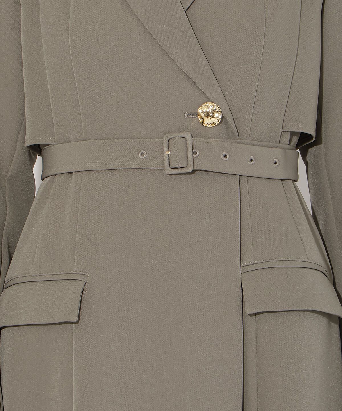 アンドクチュール「トレンチ風ワンピース」|ワンピース|