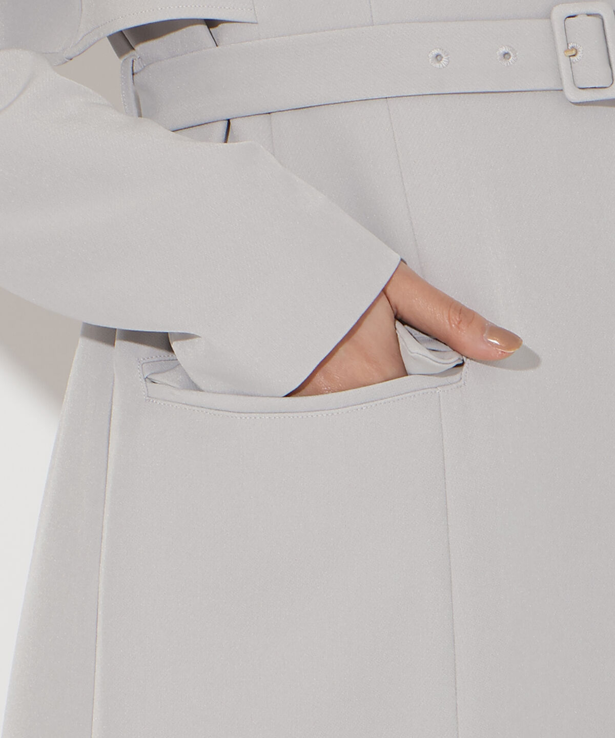 アンドクチュール「トレンチ風ワンピース」|ワンピース|