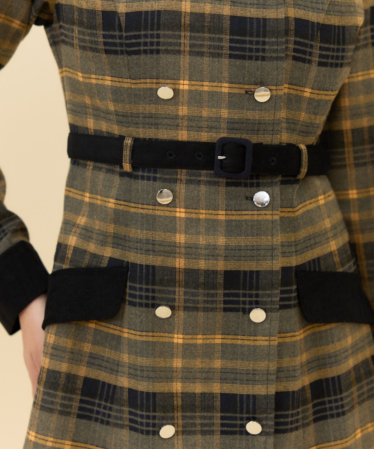 REDYAZEL「チェックダブルミニワンピース」|ワンピース|