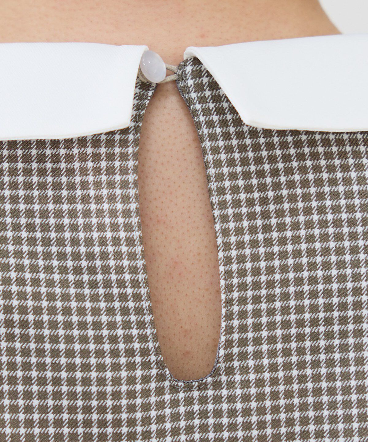 REDYAZEL「ギンガムチェック襟つきミニワンピース」|ワンピース|