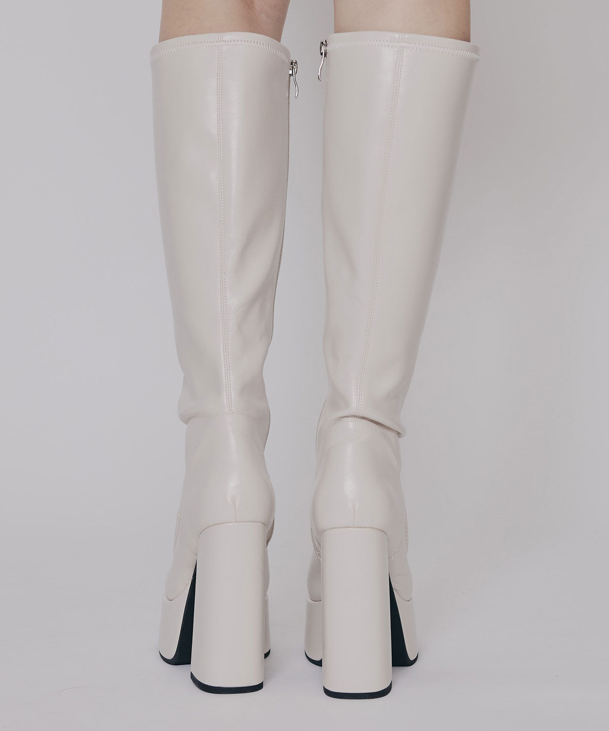 REDYAZEL「スクエアタイツロングブーツ」|ショートブーツ|