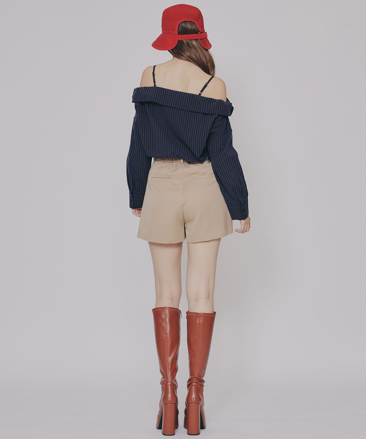 REDYAZEL「スクエアタイツロングブーツ」|ショートブーツ|