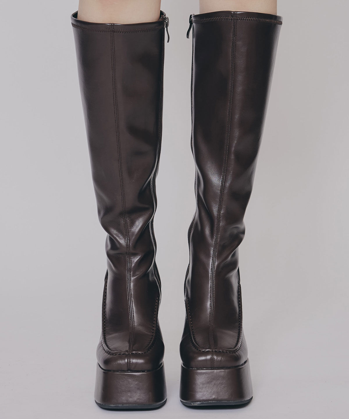 REDYAZEL「スクエアタイツロングブーツ」|ショートブーツ|