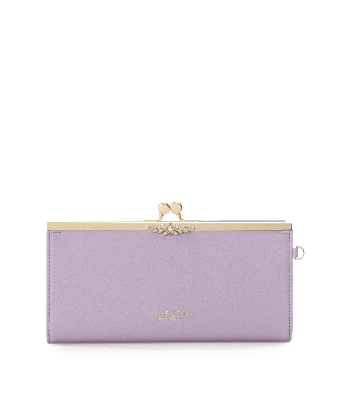Samantha Thavasa Petit Choice「フラワーモチーフ長財布」|財布|ラベンダー