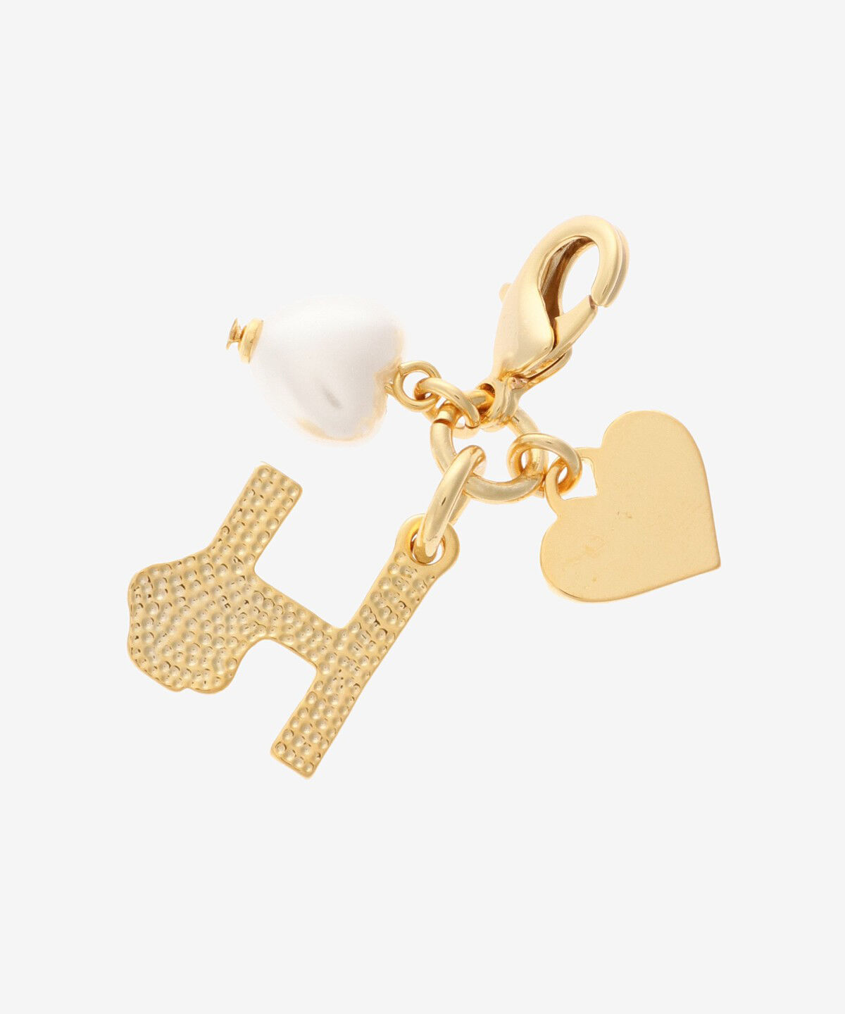 Samantha Thavasa Petit Choice「ストーンモチーフイニシャルチャーム(H)」|チャーム・キーホルダー|