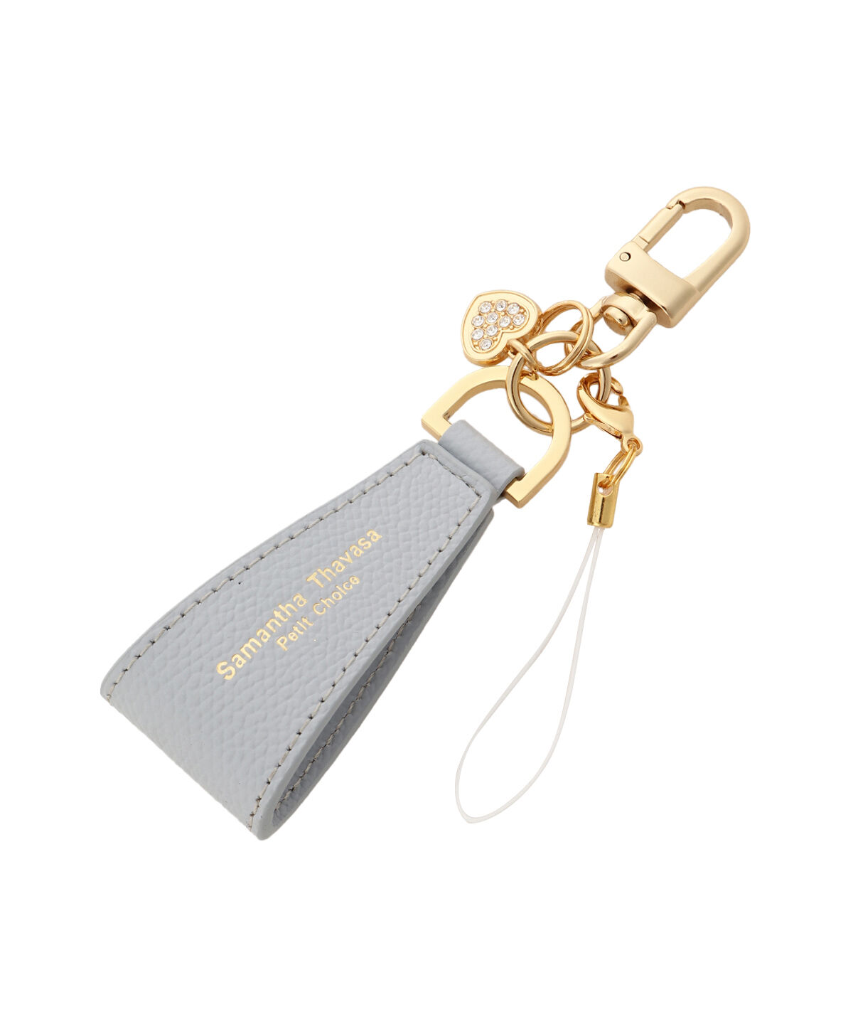 Samantha Thavasa Petit Choice「レザーキーチャーム」|チャーム・キーホルダー|ダルブルー