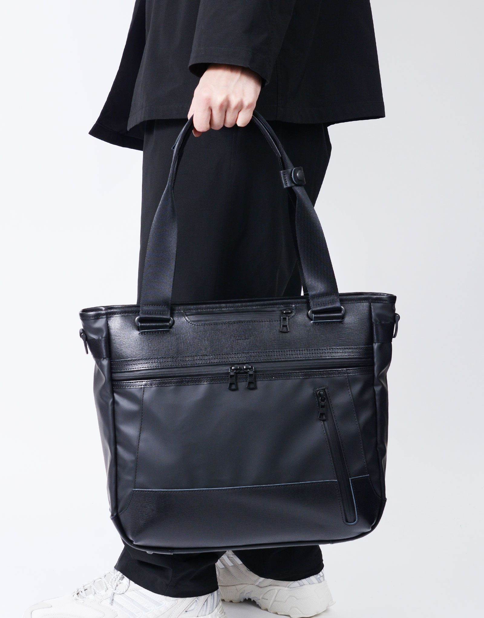 master-piece「STREAM-F 2WAYトートバッグ」|トートバッグ|クロ