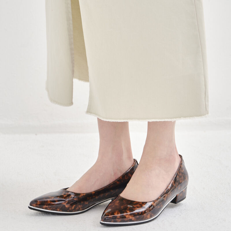 ORiental TRaffic「【レイン】メタリックラインレインパンプス/R-1012」|パンプス|BROWN