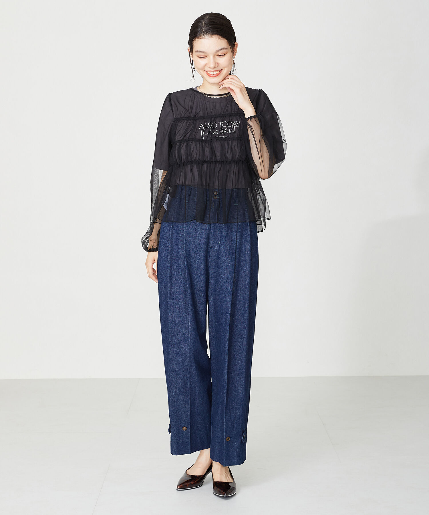 ORiental TRaffic「【レイン】メタリックラインレインパンプス/R-1012」|パンプス|