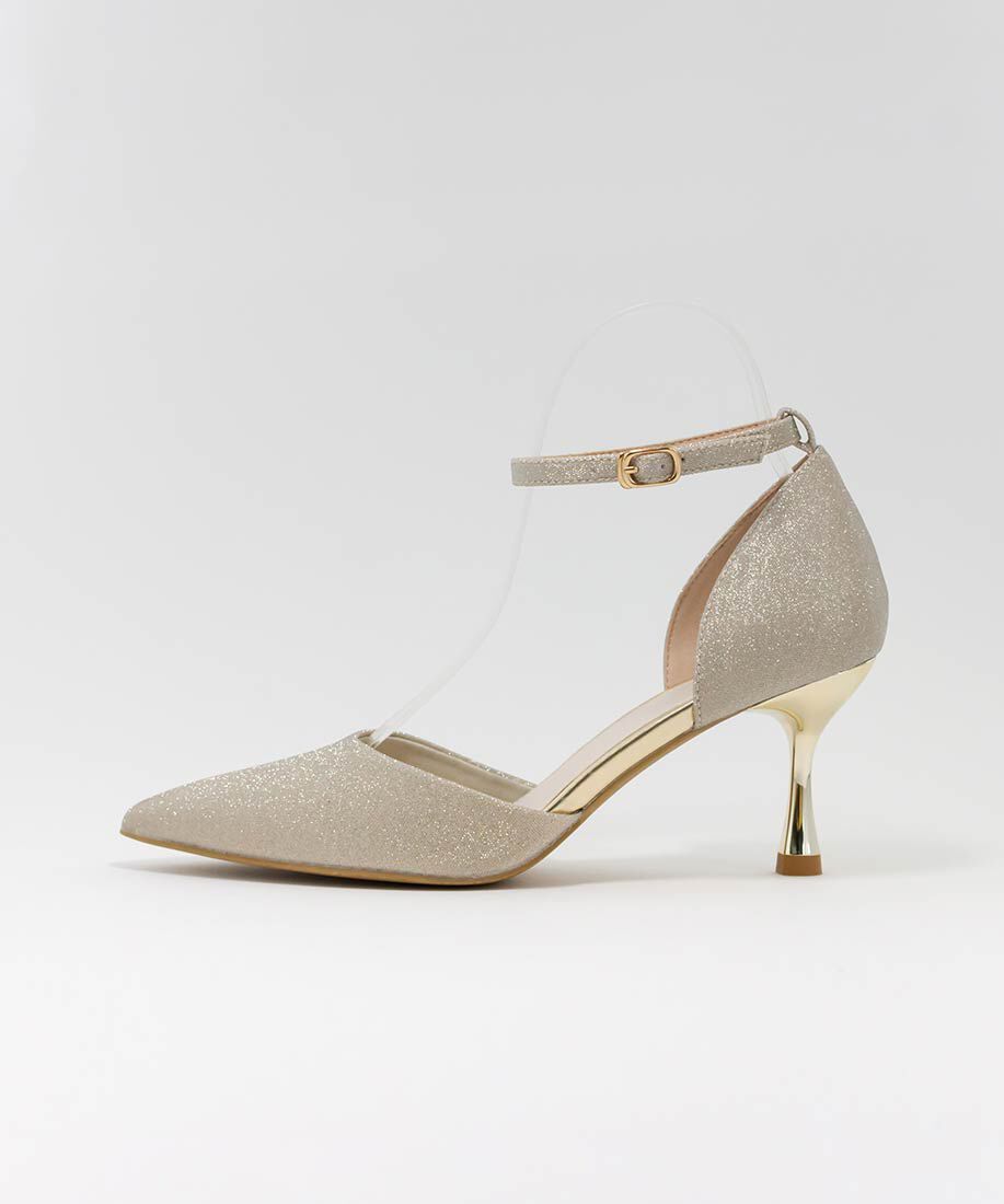  「2WAY グリッターストラップパンプス」|パンプス|